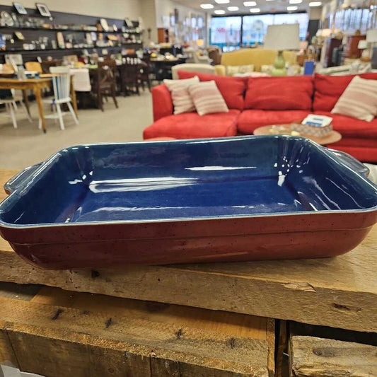 Denby "Harlequin" Pattern 13.5in Rectangular Casserole Dish