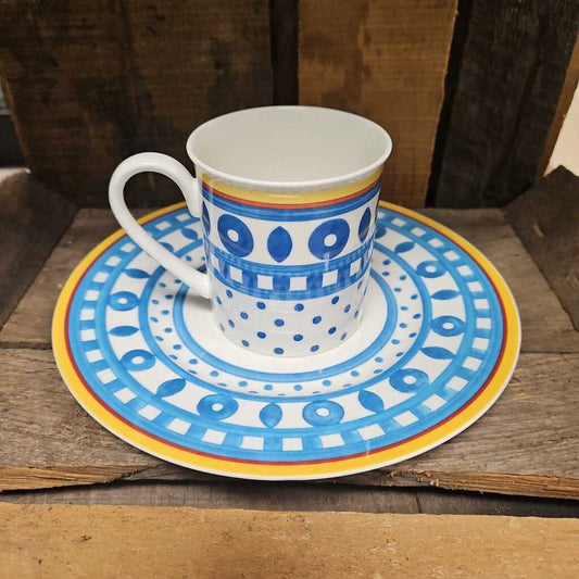 Villeroy & Boch "Twist-Anna" Salad Plate and Mug