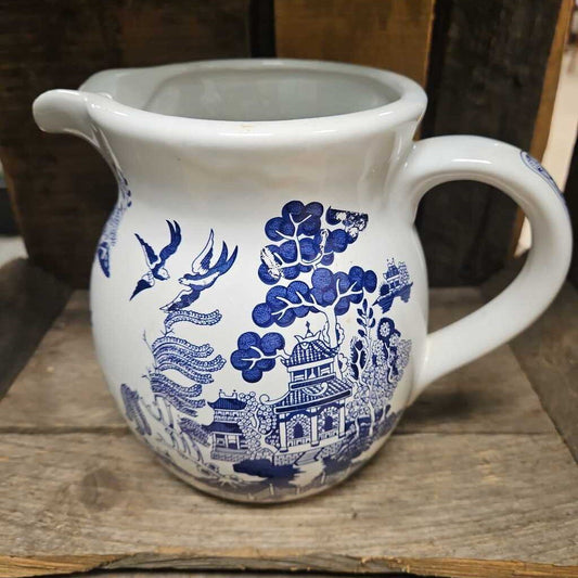 Blue Willow Pantry Collection Heritage Mint Serving Pitcher