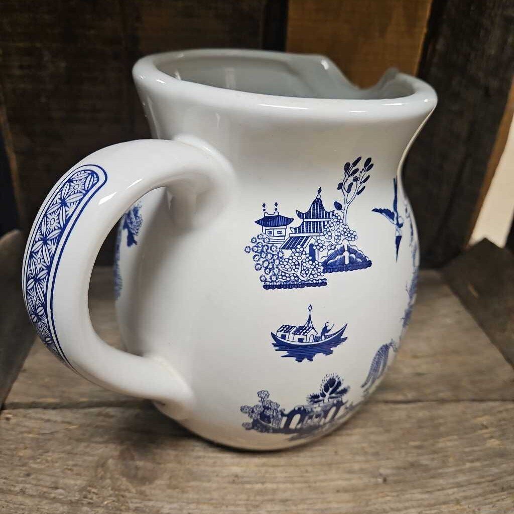 Blue Willow Pantry Collection Heritage Mint Serving Pitcher