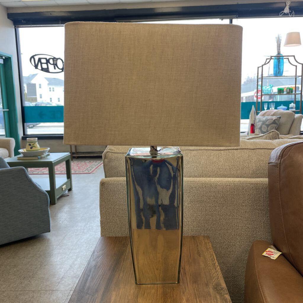 Modern Table Lamp with Linen Shade