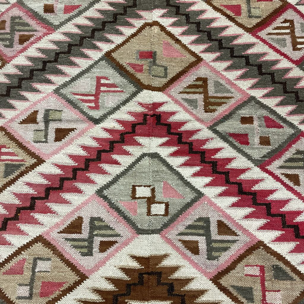 Flatweave Turkish Kilim 100% Wool Handwoven Area Rug