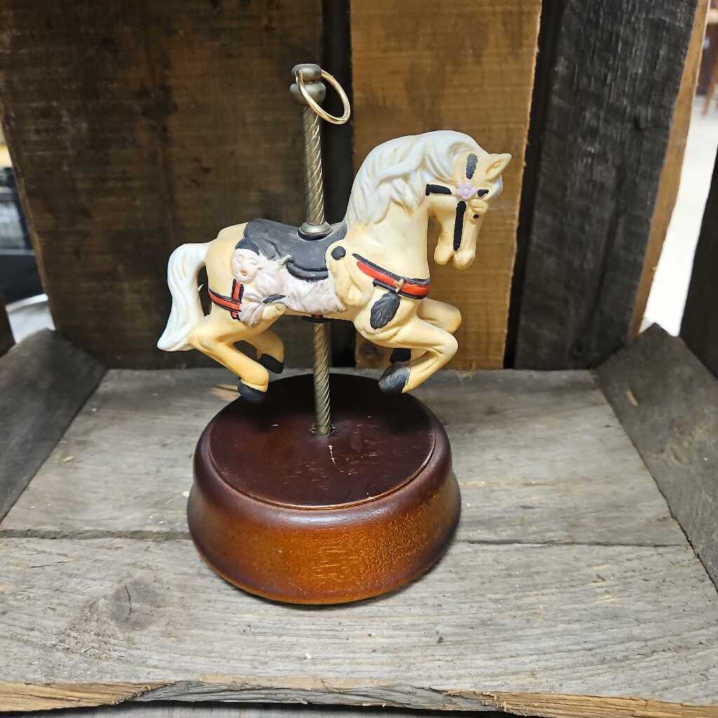 Vintage Musical Carousel Horse