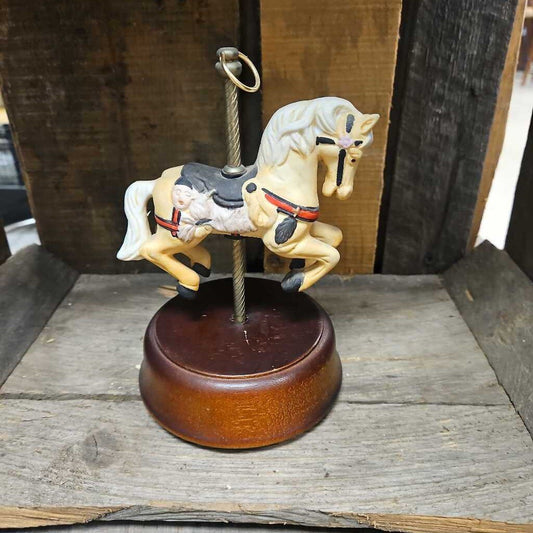 Vintage Musical Carousel Horse