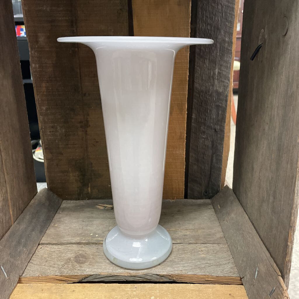 Elegant Pink Glass Vase