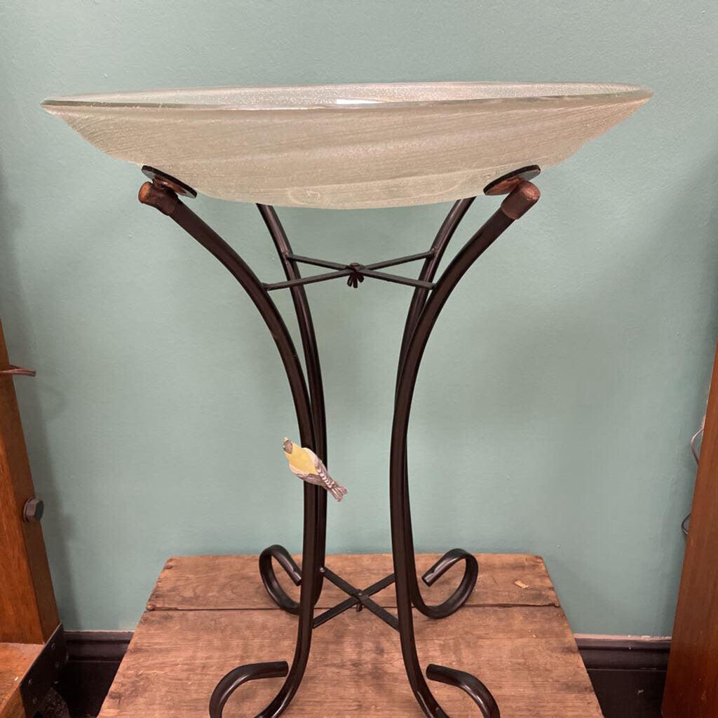 Vintage Glass Bowl Stand