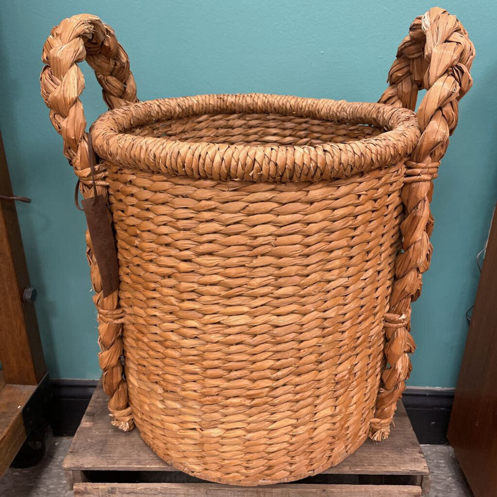 Crate & Barrel Montecito Round Chunky Basket by Jake Arnold