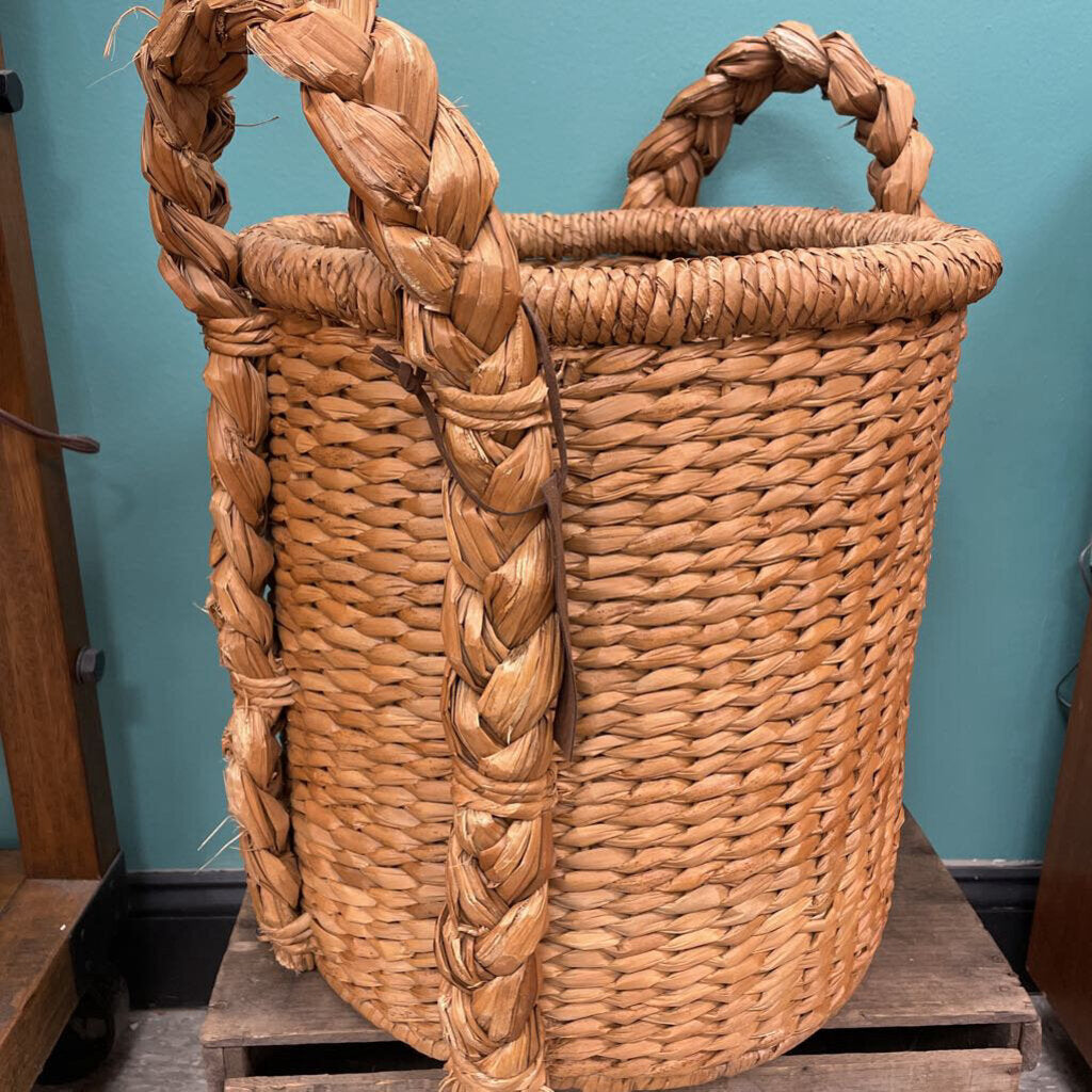 Crate & Barrel Montecito Round Chunky Basket by Jake Arnold