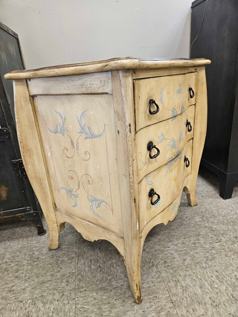 Drexel Heritage Collection Provincial Country 3 Drawer Nightstand