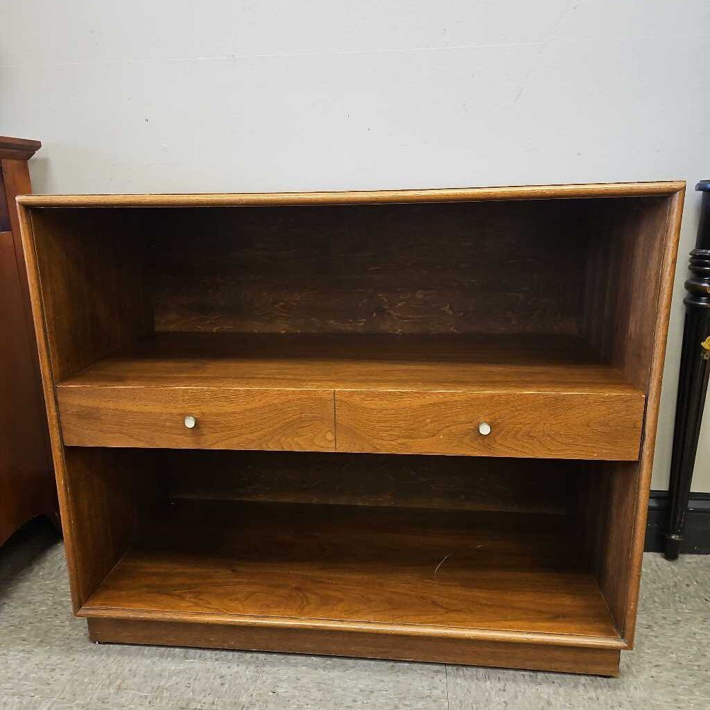 Ramseur Furniture Co. MCM Single Drawer Bookcase