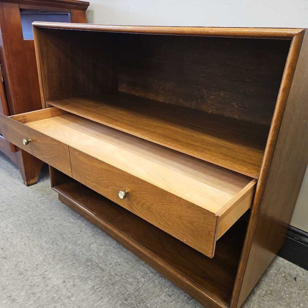 Ramseur Furniture Co. MCM Single Drawer Bookcase