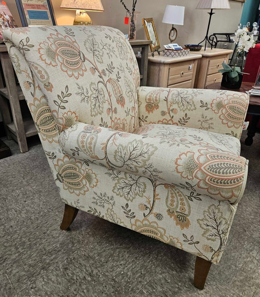 Pier 1 Imports Upholstered Floral Arm Chair