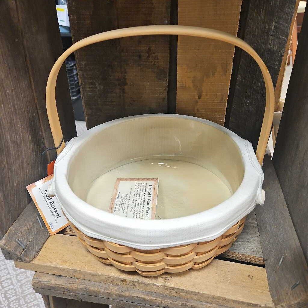 Taskets Woven Wooden Fruit Basket - NEW