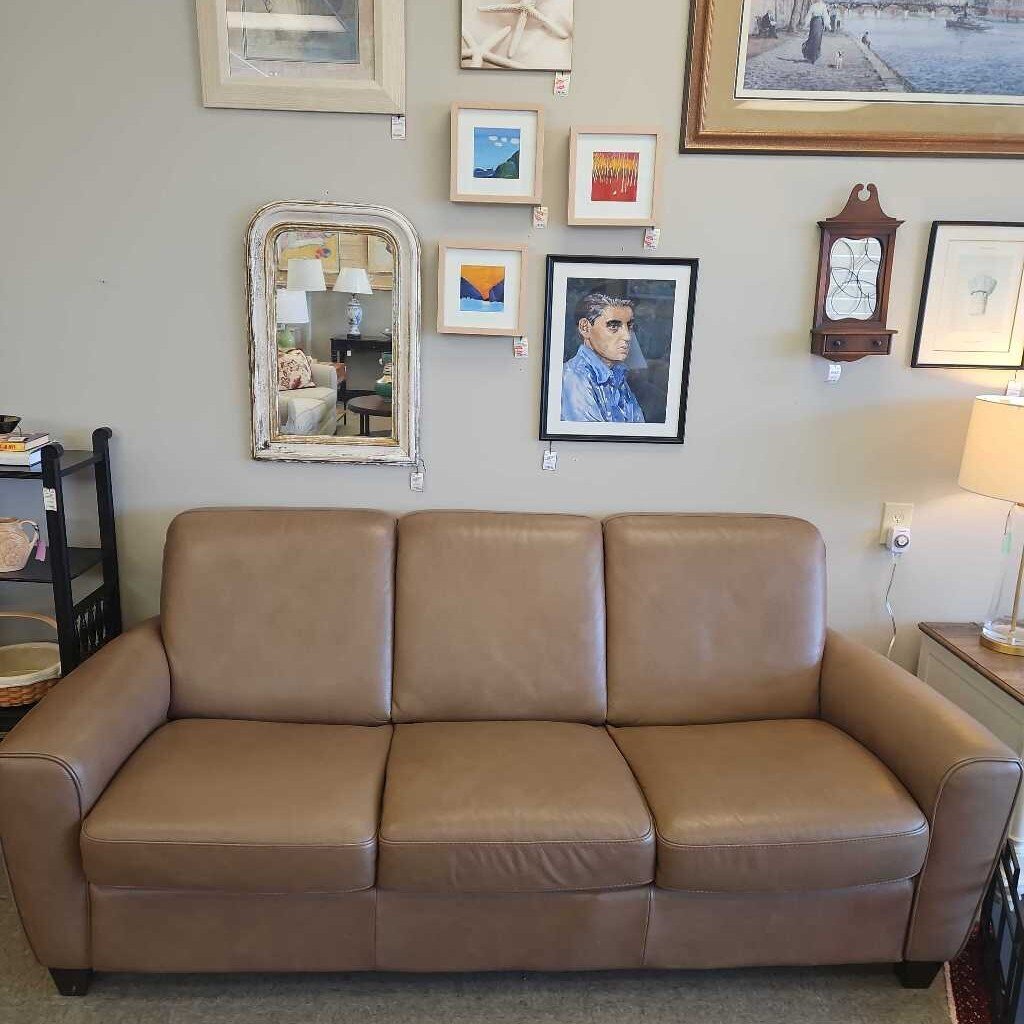 Natuzzi Editions Leather Sofa