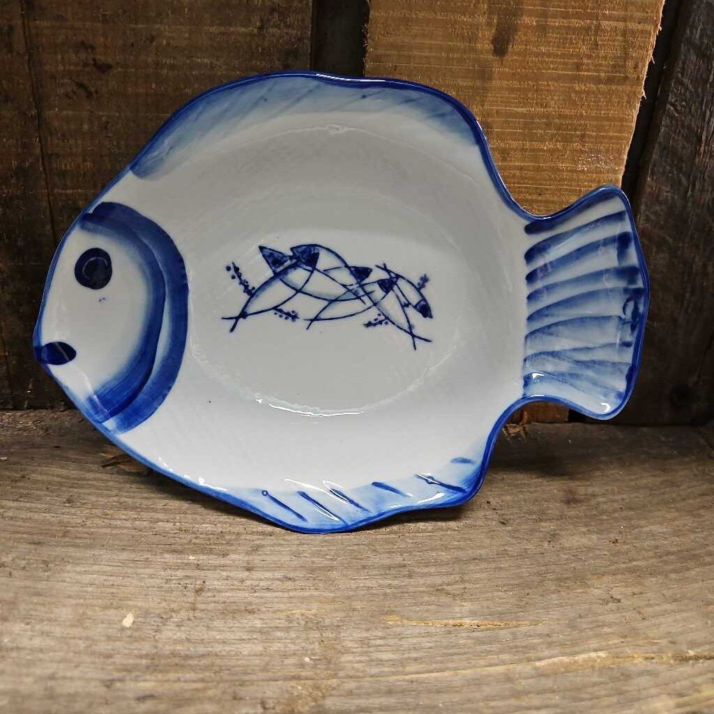 Porcelain Fish Trinket Dish