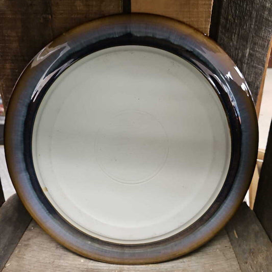 Handcrafted Ceramic Bowl with Concentric Circle Glaze