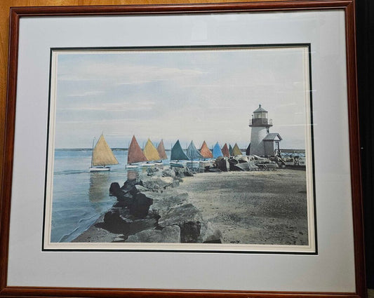 "Rainbow Fleet Nantucket" by Marshall Dubock