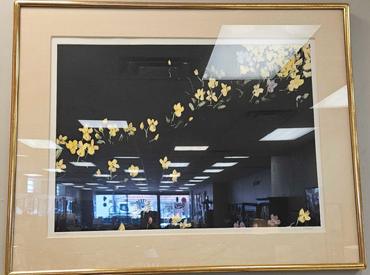 "Yellow Violets" by Teri Malo Signed Print