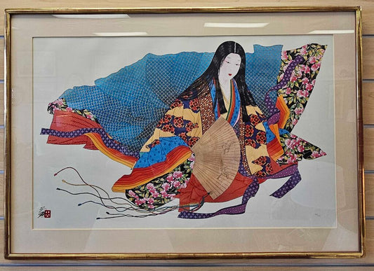 Hisashi Otsuka "The 36th Poetess" Lithograph