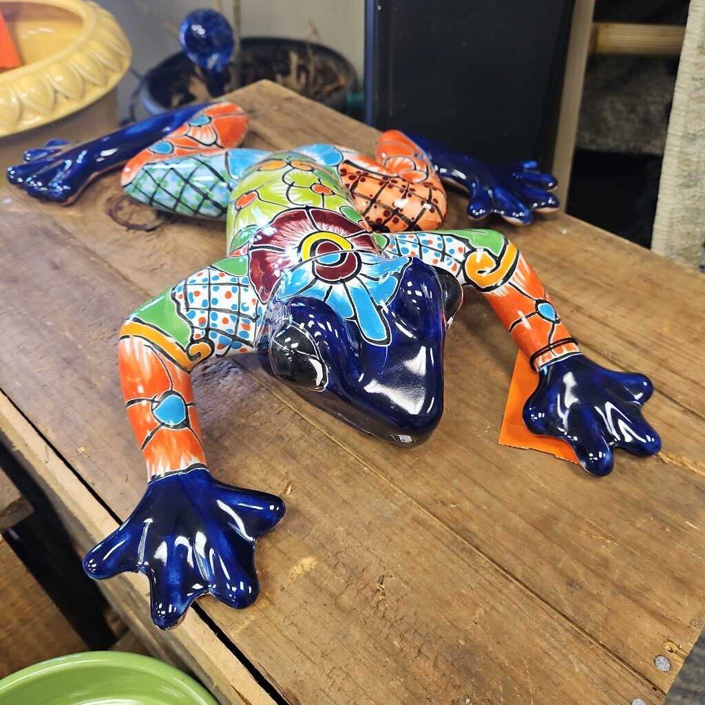 Talavera Ceramic Frog Wall Decor