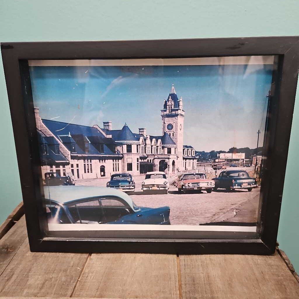 Framed Photo Print of Union Station, Portland, ME1950s