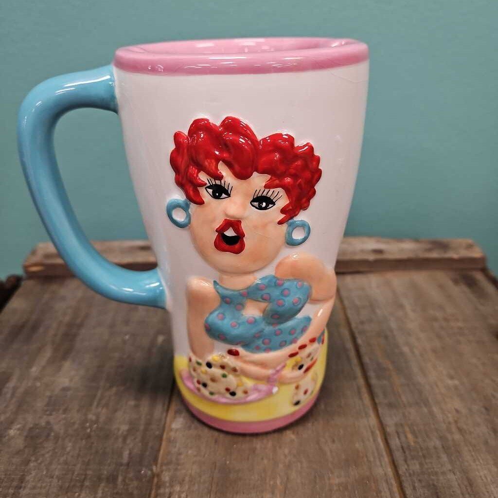Ceramic Comedy Travel Mug with Lid