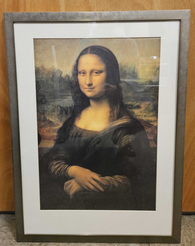 Framed Mona Lisa Reproduction