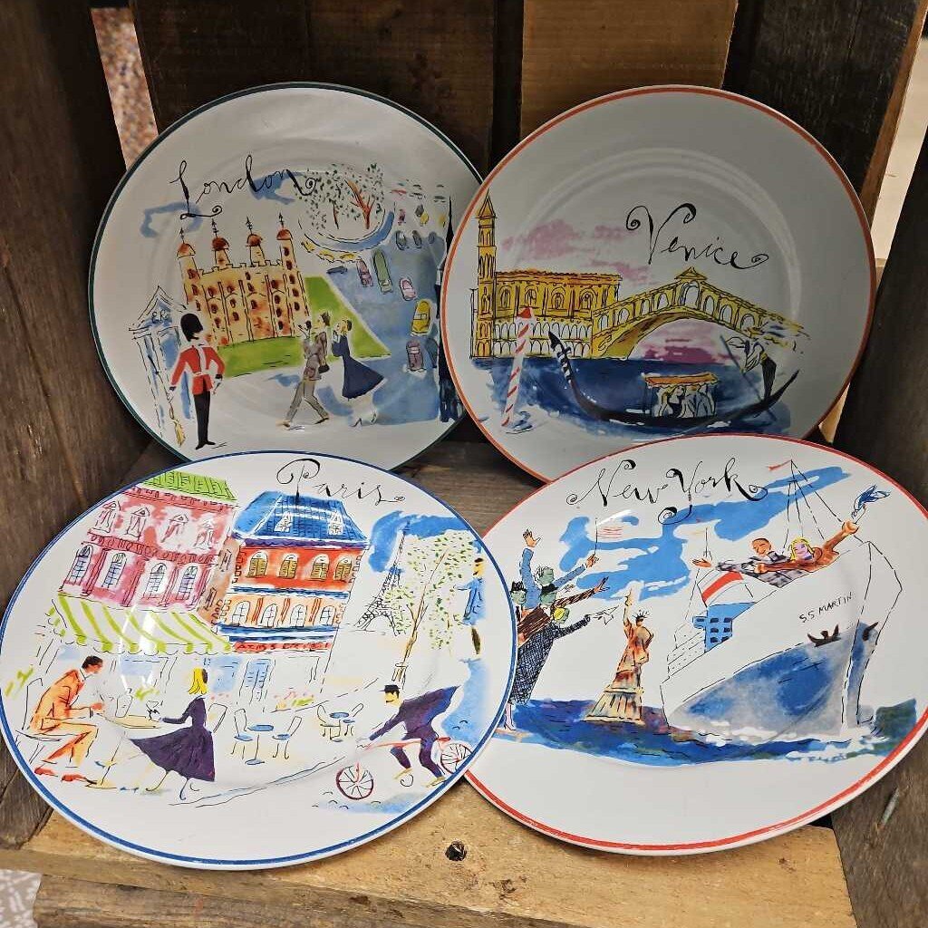 Rosanna Decor Plates - Set of 4
