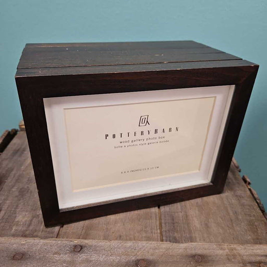 Pottery Barn Photo Album Box (Holds 92 4x6" Photos) - NEW