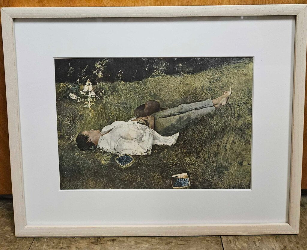 "The Berry Picker" by Andrew Wyeth Framed Print