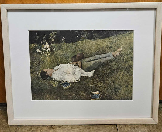 "The Berry Picker" by Andrew Wyeth Framed Print