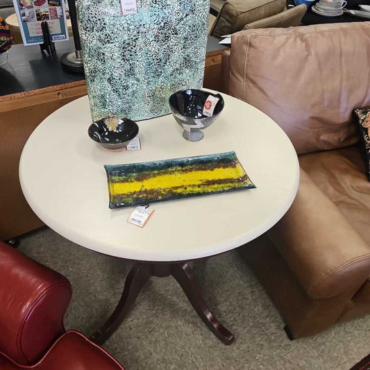 Small Solid Wood Round Dining Table