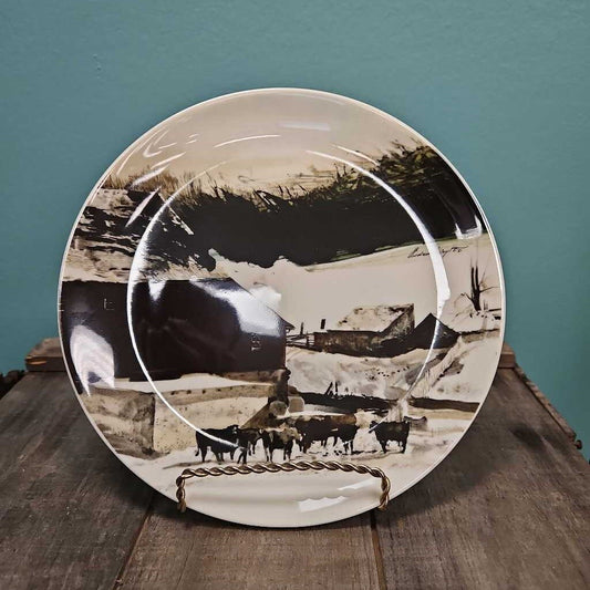 Andrew Wyeth Collectors Plate for Georg Jensen "The Kuerner Farm"