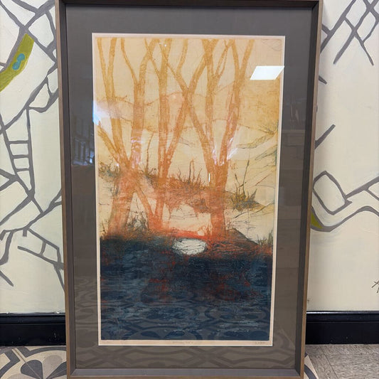 "Morning Mist IX" by Ruth Rodman, Signed, Framed
