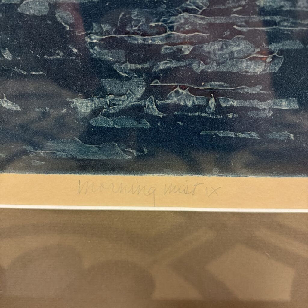 "Morning Mist IX" by Ruth Rodman, Signed, Framed