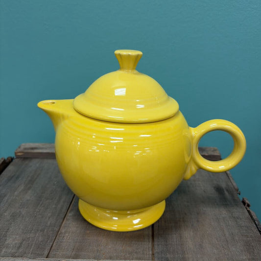 Yellow Ceramic Teapot