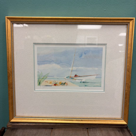 Island Life (1), St. Martin, Framed
