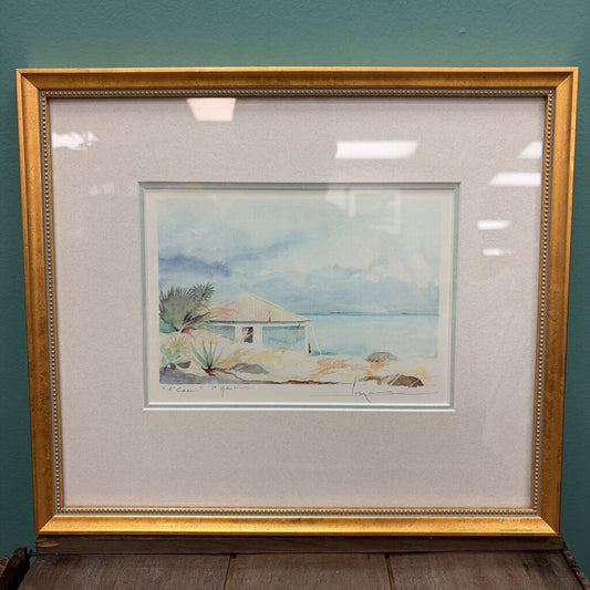 Island Life (5), St. Martin, Framed