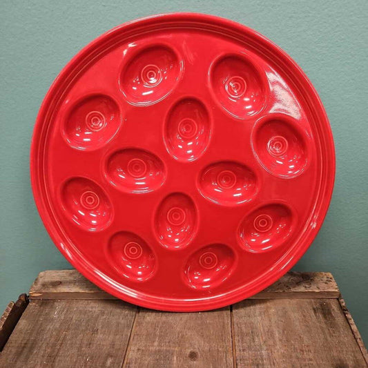 Fiestaware Egg Serving Plate