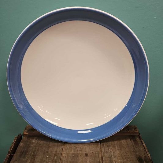 Blue and White Ceramic Pasta Serving Bowl Made in Italy