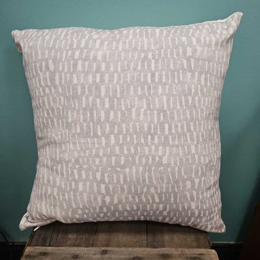 Down Insert Decorative Throw Pillow with Abstract Block Design