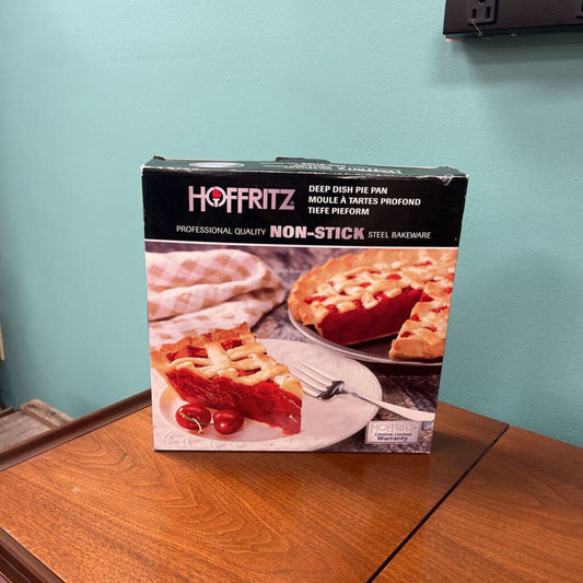 Hoffritz Non-Stick Deep Dish Pie Pan - NEW