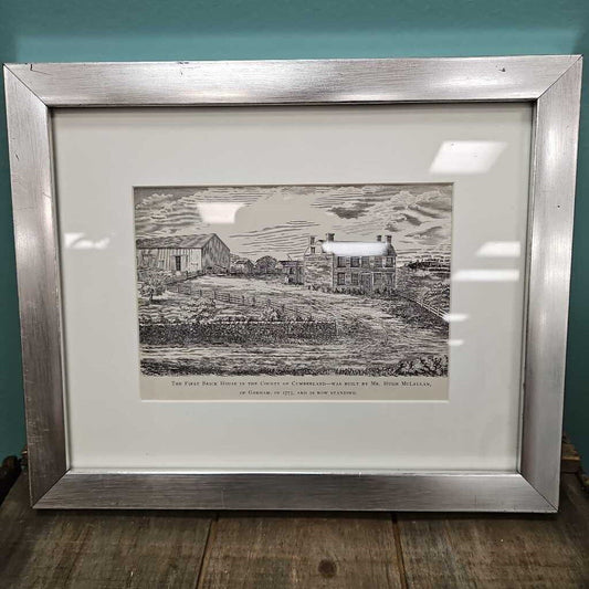 McLellan House - Gorham, ME - Framed Print