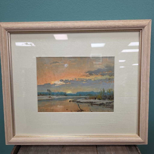 Original Oil on Canvas by Emiglio Bacchélla - Pavia, Italy