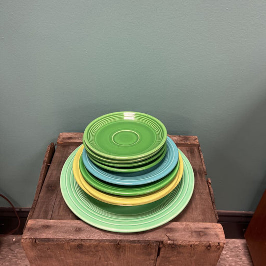 Vintage Homer Laughlin Fiesta Ware - Misc Colors/Partial Set (9pcs)
