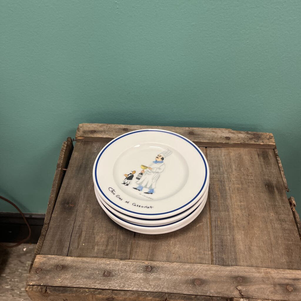 Guy Buffet "Chef Series" Dessert Plates - Set of 5