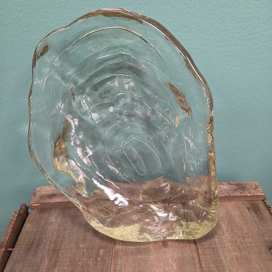 Oyster Shaped Glass Bowl