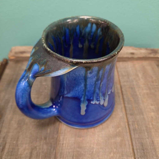 Edgecomb Pottery Signed Whale Tail Mug