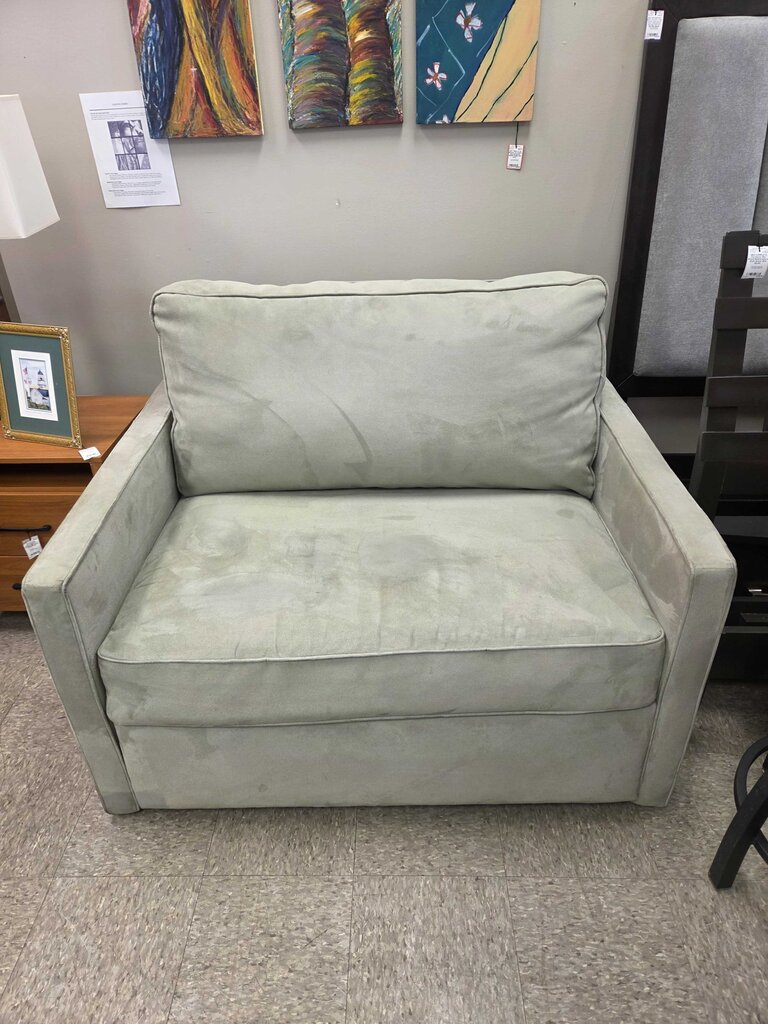 American Leather Clara Chair Comfort Sleeper in Toray Ultraseude