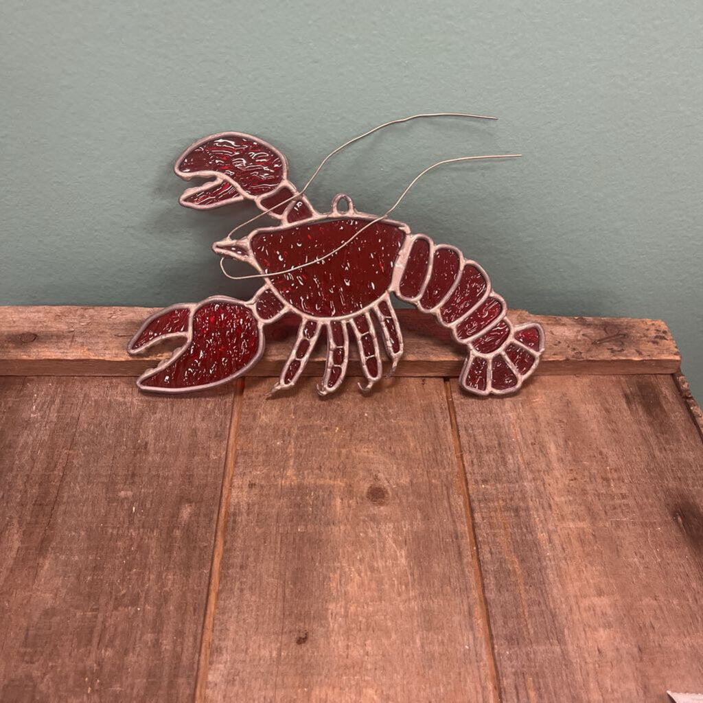 Stained Glass Lobster Suncatcher